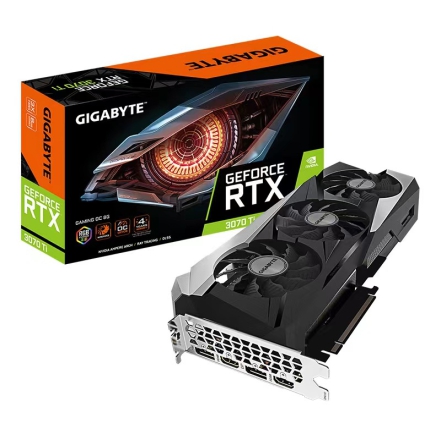 Видеокарта GIGABYTE GeForce RTX3070ti GAMING OC 8G,Retail