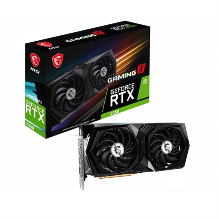Видеокарта MSI GeForce RTX 3050 GAMING X 8G, Retail